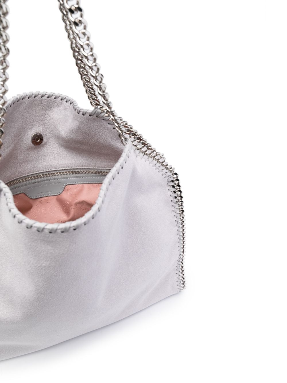 Falabella Small Tote Bag In Ice Grey - STELLA MCCARTNEY - Russocapri